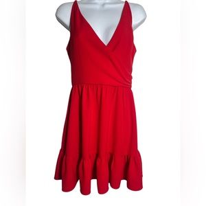 Dress the Population size small cute red dress